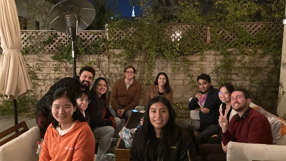 The Portera and Zeiger labs celebrate the holiday season with a BBQ.