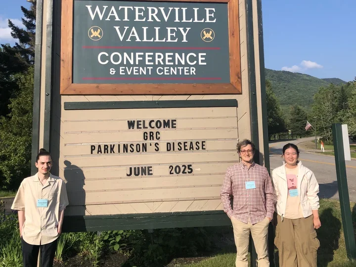 A photograph from the GRC, details in caption.